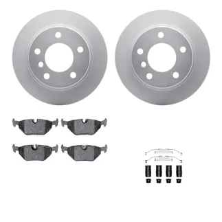 R1 Concepts WDUH1-31160 Carbon Series Brake Rotors W/ 5000 Oep Brake Pads & Hdw